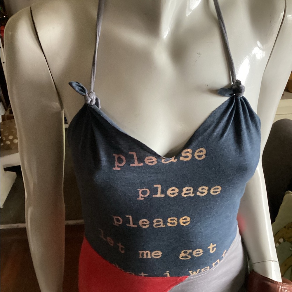 Sample Deconstructed Patchwork T Shirt Dress - image 4